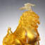 The Evergreen Lion Crystal Foo Dog Evergreen Pine Figurine