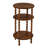 Bobbin Leg Round Wood Accent Table-1857922358