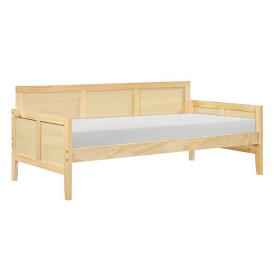 Natural Pine Daybed, Modern Style For Primary Living, Construction Without Box Spring, 78" Long, 41.5" Wide, 31.5" High, Ideal Guest Room Or Living Ar