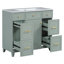 Meuble-lavabo 36 po avec lavabo en céramique-24035297