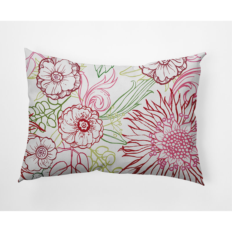 Coussin Zentangle, Rose
