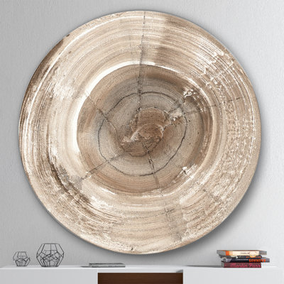 « circle natural elements i », reproduction d’art sur cercle métallique