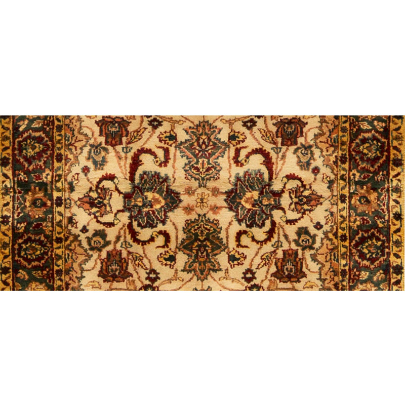 Tapis unique beige / brun de 3 pi x 4 pi 11 po