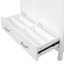Meuble-lavabo moderne 36 po avec lavabo en céramique, portes à fermeture en douceur, tablettes de rangement doubles et tiroir divisé-754336895