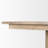 Jurine Mango Wood + Travertine Dining Table-99238348