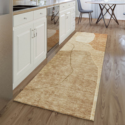 Premium Machine Washable Prisco Paprika Rug