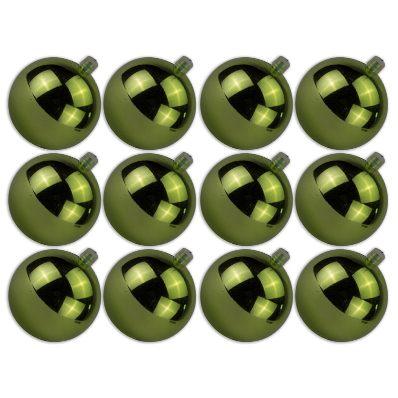 Ornement boule solide, Vert lime