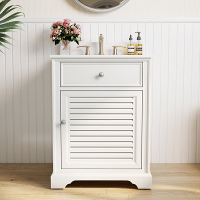 Meuble-lavabo simple 26 po avec tiroir Alburtis