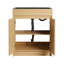 Meuble-lavabo simple 28 po avec lavabo en acier inoxydable, meuble-lavabo autoportant avec 2 portes et 1 tablette réglable