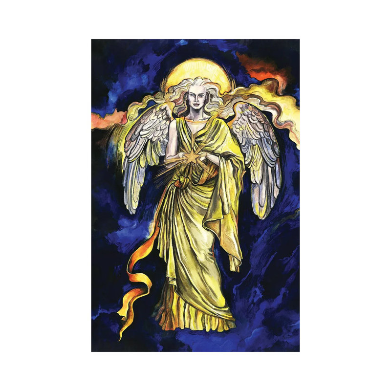 The Seven Archangels - Archangel Jophiel by Fanitsa Petrou - Wrapped Canvas Gallery-Wrapped Canvas Giclée