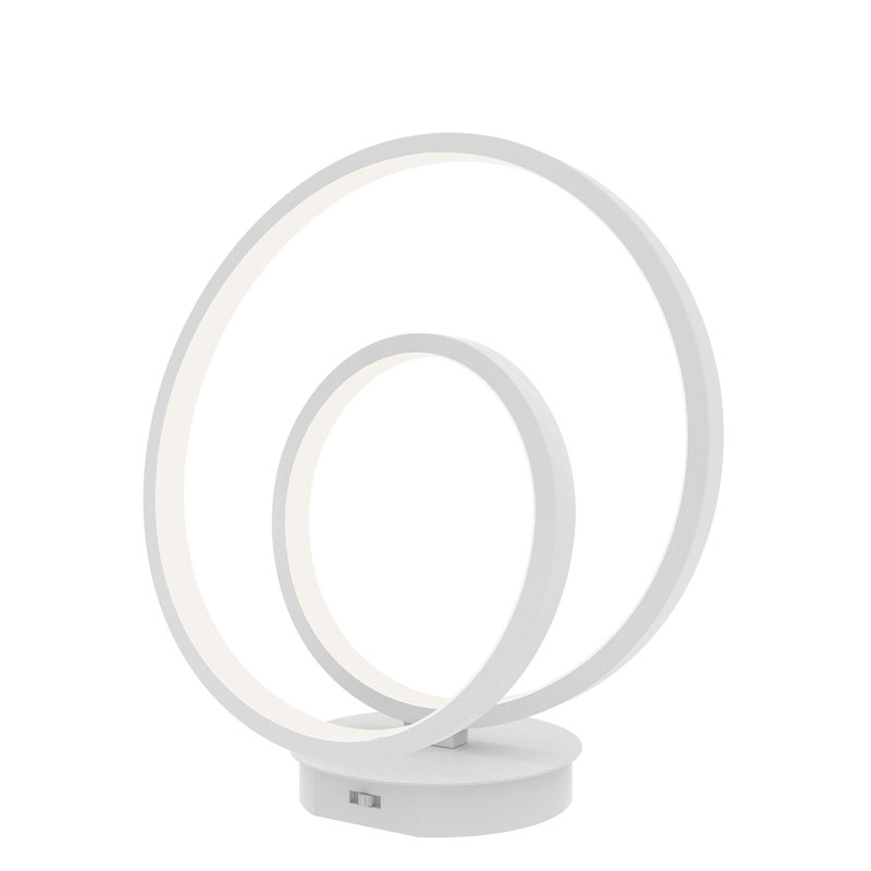 Smithsburg Metal Lamp, White, White, White