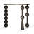Black Solid Wood Console Table-1265096899