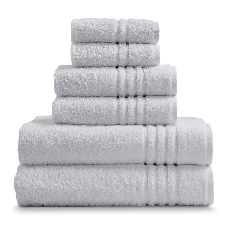 Wardour 100% Cotton Midweight Jacquard Mulit-Size Set, White
