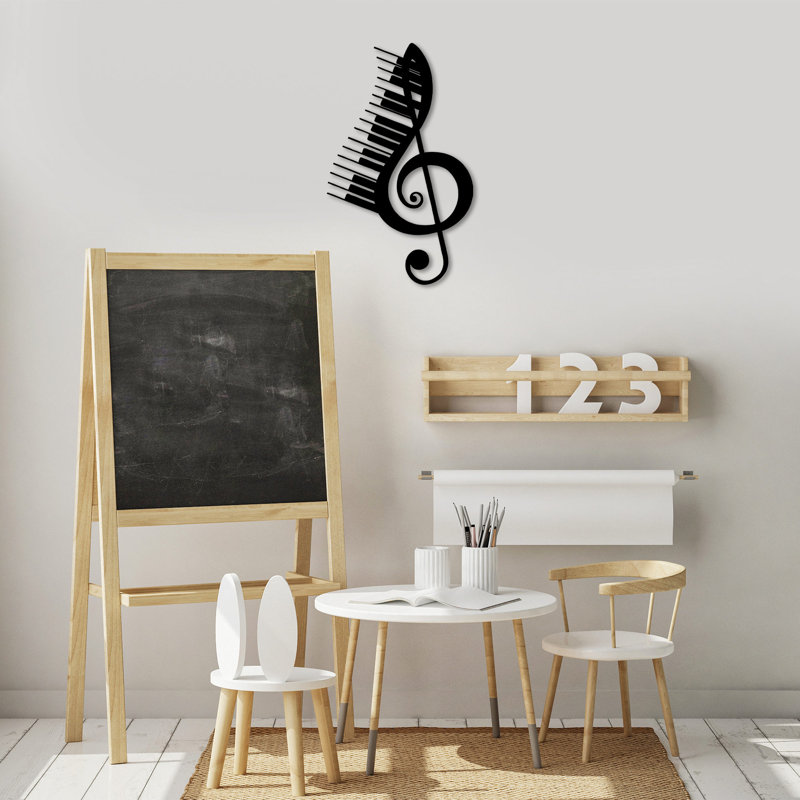 Stylish Black Metal Wall Accessory, 16.5 x 27.2 inches | 100% Durable Metal with 0.06 inches Thickness | Perfect for Home Decor, Living Room & Office Wall Art | Easy to Hang, Modern & Elegant Design
