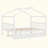 Wooden House Bed With Twin Size Trundle-771733515-771733514