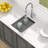 15" L x 19" Undermount Bar Sink Workstation Single Bowl Sink 16 Gauge Stainless Steel Bar Kitchen Sink