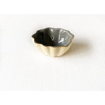 Charcoal Stoneware Condiment Server