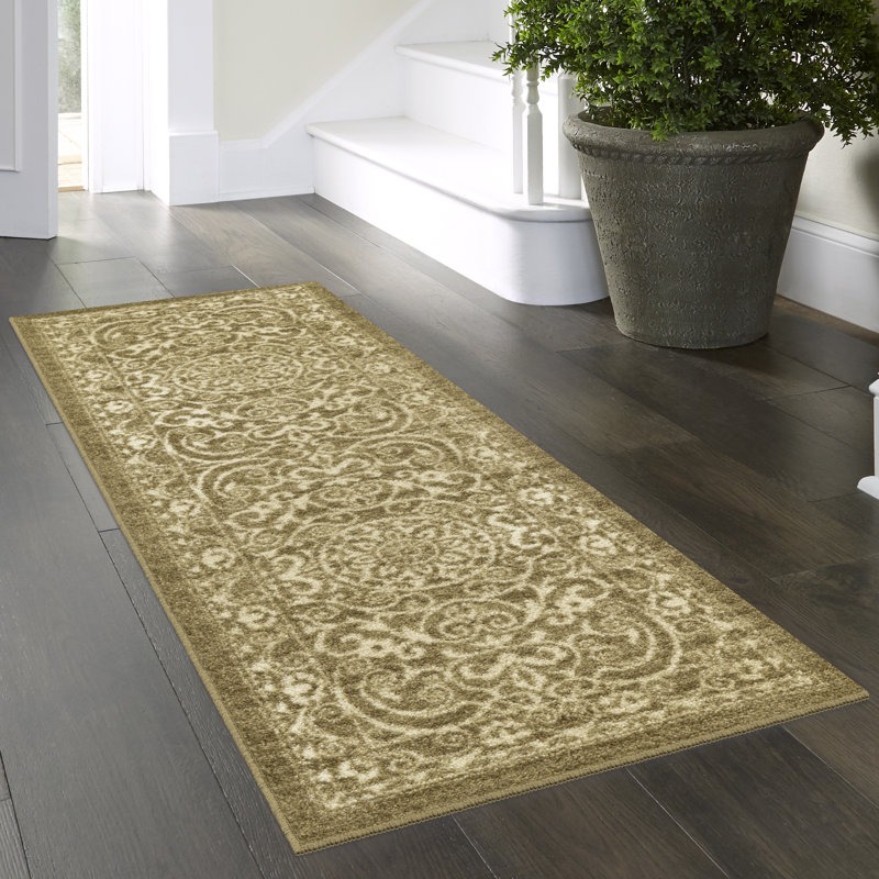 Dreyfuss Oriental Intense Area Rug, Runner 1'8" x 5', Beige 