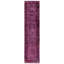 Overdyed Hand-Knotted Wool Modern-Contemporary Purple Runner 2' 7" x 10' 5"