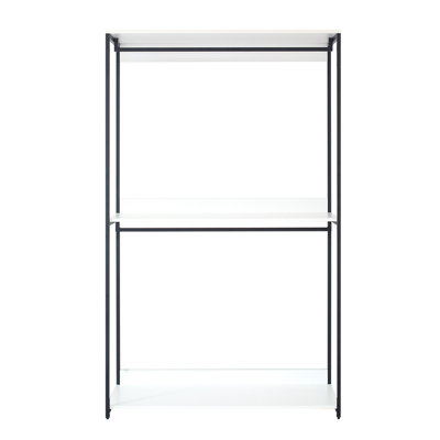 Armoire-penderie de 47 po - Structure en métal thermolaqué, intérieur, rangement en profondeur, chaleur et eau, coquille avec compartiments de rangement Scratch, tableau E0