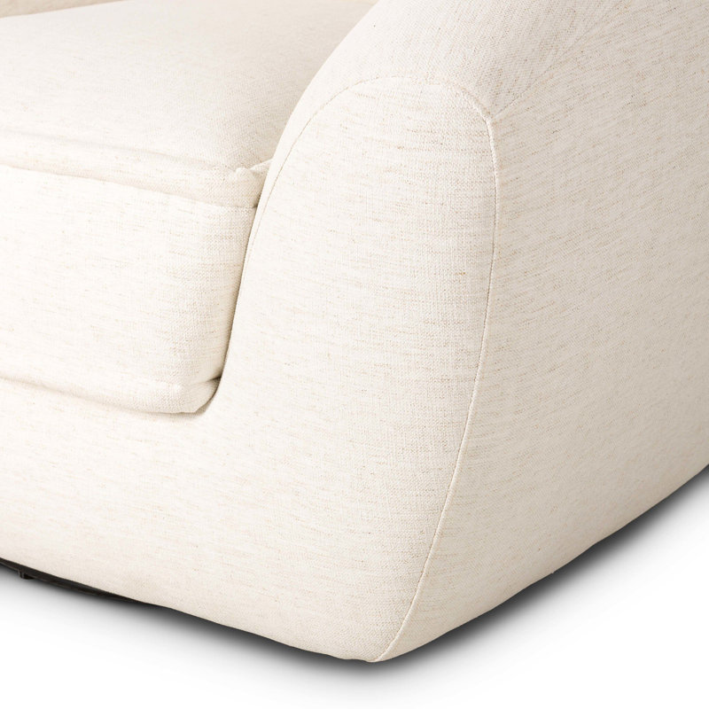 Chantal Swivel Club Chair, Crypton Nomad Snow