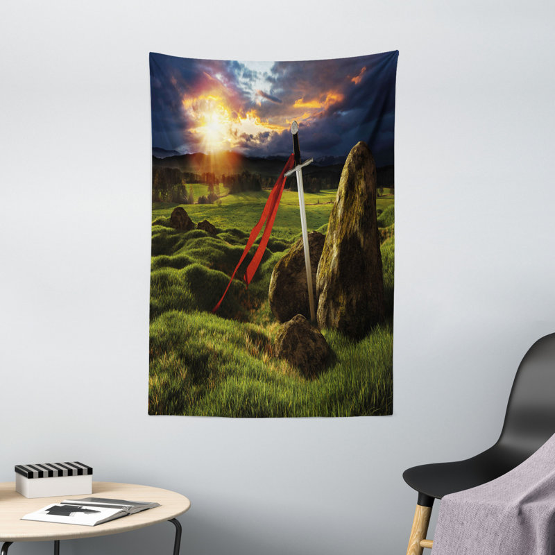 Tapisserie en polyester très grand, H 60 po x l 40 po