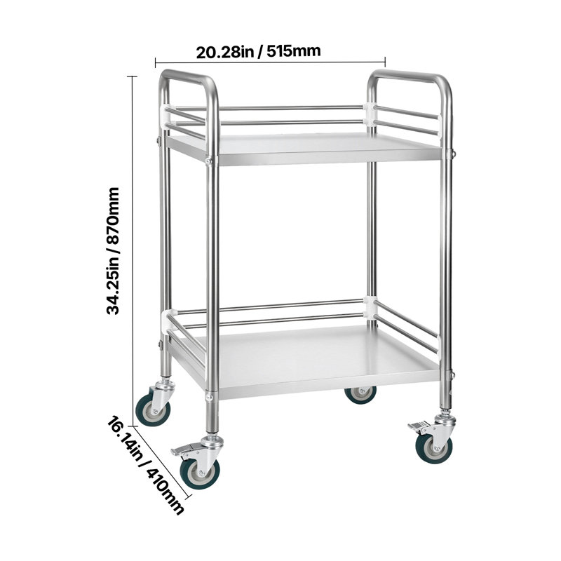 87cm H Utility Cart, 87cm H x 51.5cm W x 41cm D