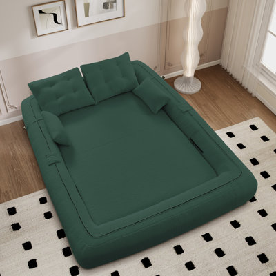 Boneless 3-in-1 Upholstered Convertible Foldable Sleeper Sofa Bed