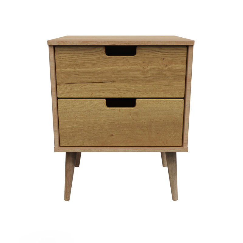Buldir 45cm W Manufactured Wood Bedside Table