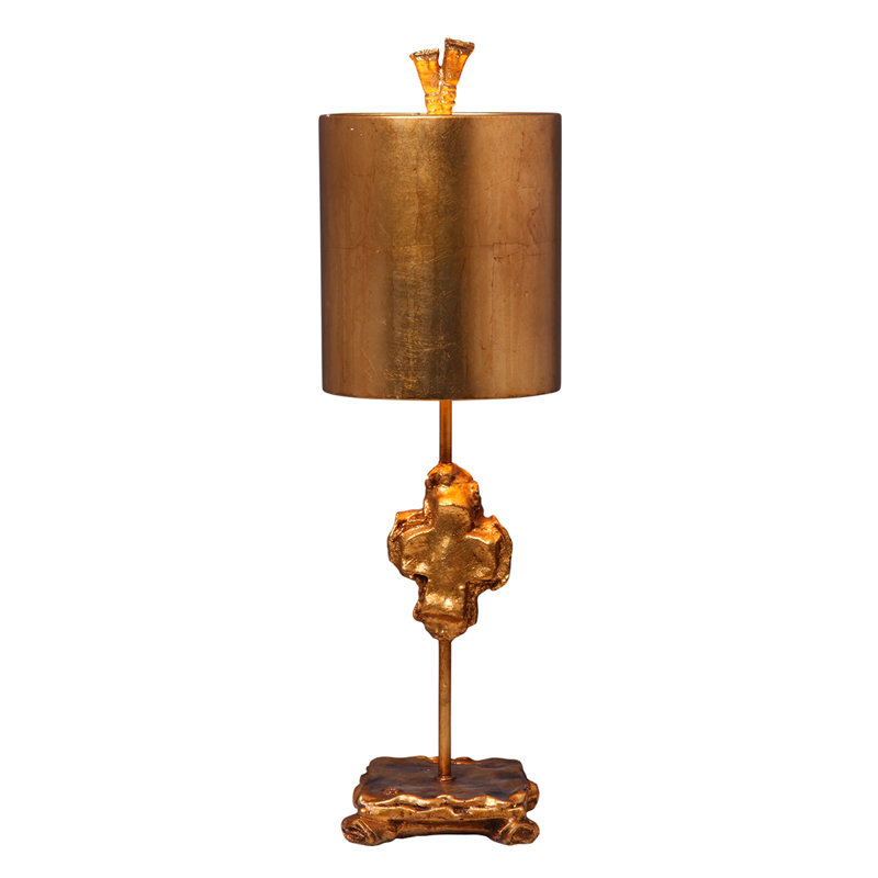 Cross 23" Table Lamp, Gold