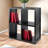 Black Kellerman Shelf with 2x2 Cubes