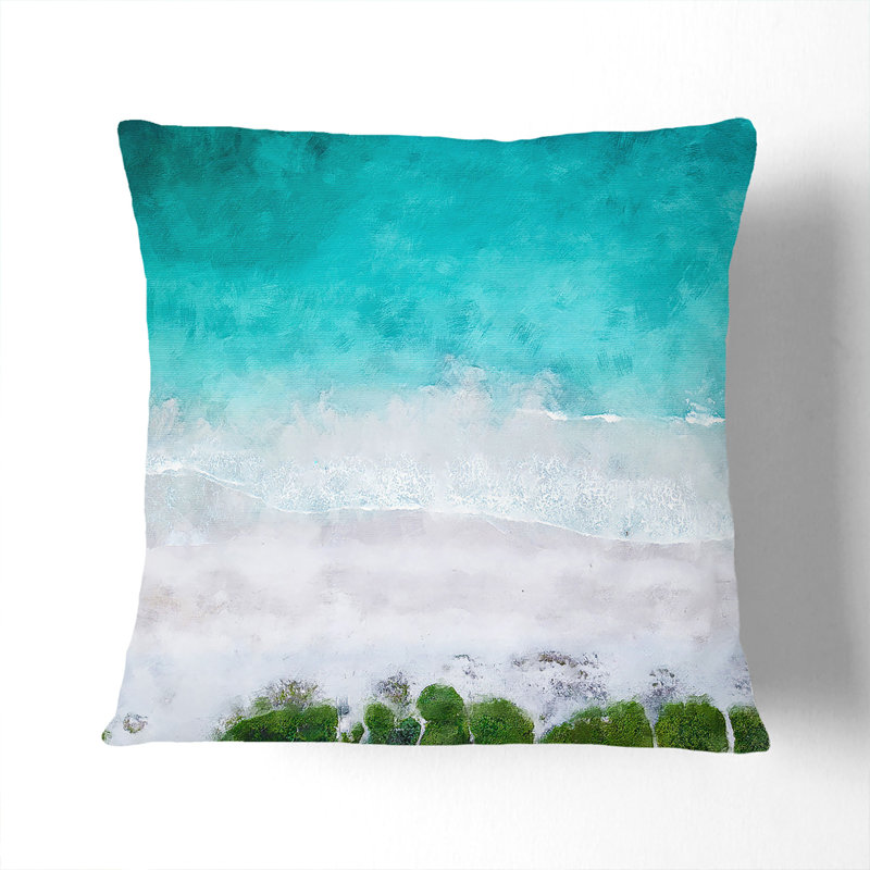 Square Throw Cushion, 55cm H x 55cm W x 20cm D, Black