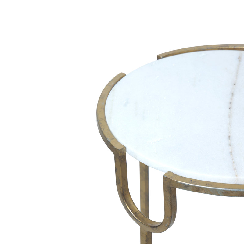 Table d'appoint en marbre Aurora