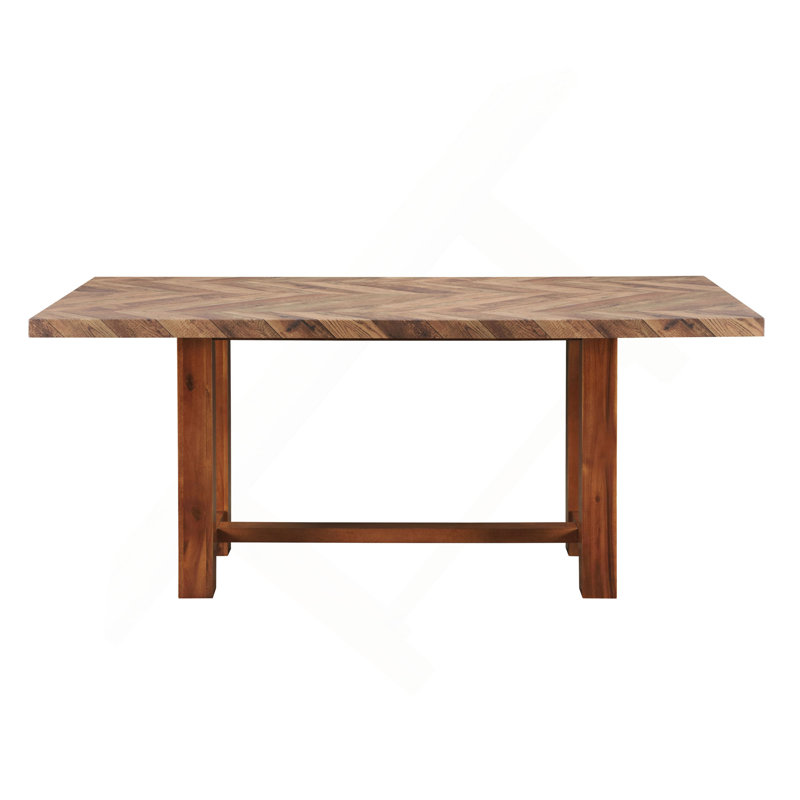Gilsea Brown Finish Dining Table