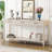 U_STYLE 60" Painted Console Table With 3 Drawers,Wooden Entryway Table With Storage Shelf, Farmhouse Sofa Table For Living Room, Hallway,Entryway, Foyer, Corridor(Beige)-677845986