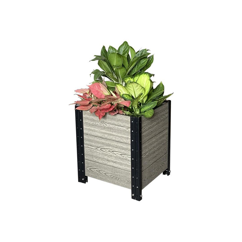 Elevated Planter, Gray