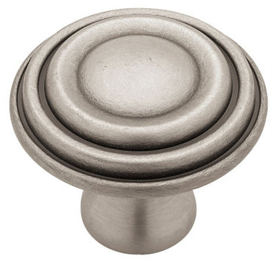 Circles and Scrolls 1 1/2" Diameter Mushroom Knob