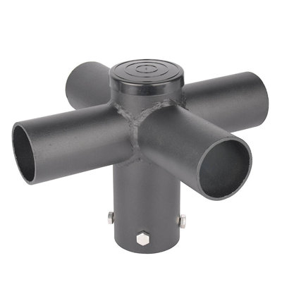 90 Degree Quad Spoke Bracket Pole Top Mount For Slip Fitter LED Parking Lot Lights