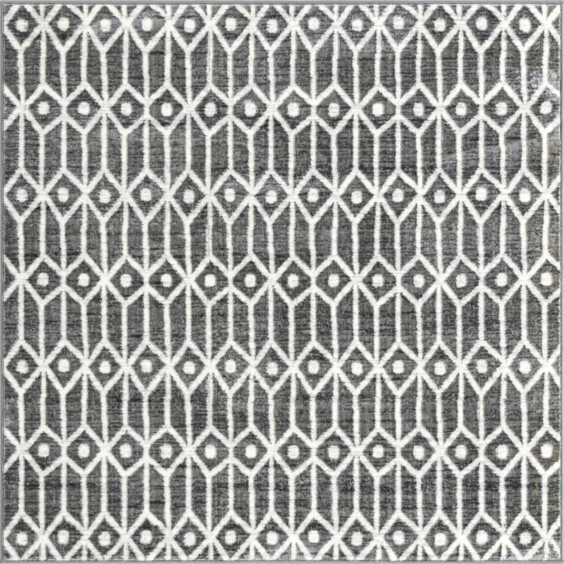 Patric Geometric Indoor Rug, Square 5'3"