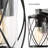 Modern Contemporary 1-Light Black Outdoor Sconce Light Cylinder Wall Sconce (Set of 2)