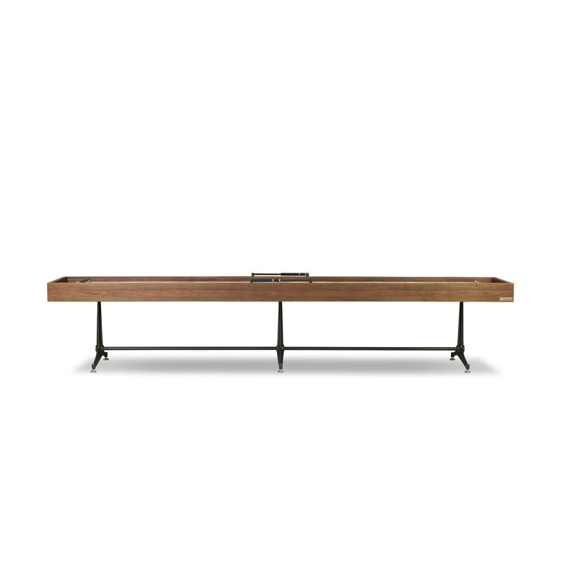 Small Shuffleboard Table-Ebonized Oak, 13ft, Ebonized Oak