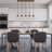 Gofried 5 - Light Kitchen Island Linear Pendant Light