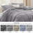 Bedsure  Grid Tufted Duvet Cover-128732766-128732771