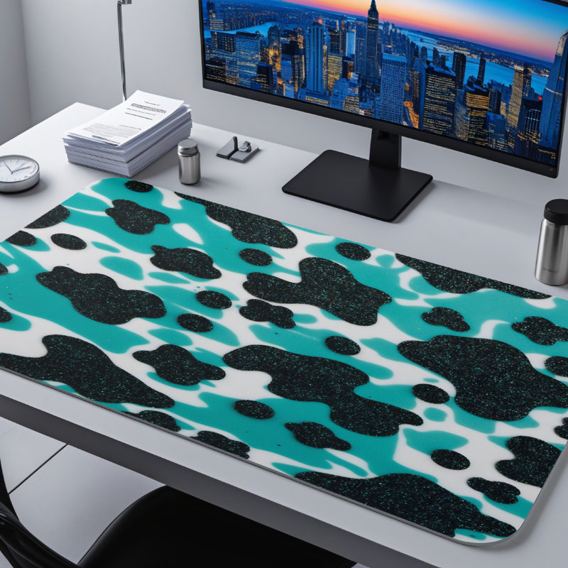 Polyester Desk Pad, 31.5x15.5