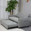 Convertible Loveseat Sofa Bed With Pull - Out Function, Adjustable Backrest, Velvet Upholstery, Side Pockets And Pillows For Living Spaces