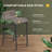 Outstanding Outdoor Bistro Set for Relaxing and Gathering, Durable and Stylish-1665024818