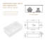 32" x 19" Fireclay Undermount Kitchen Sink, 10" Deep Single Bowl Ceramic Sink with Sink Grid, Roll-Up Rack & Strainer,Scratch Resistant Sink for Kitchen