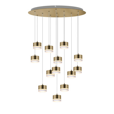 Luminaire suspendu tambour 13 lumières Barnsdall