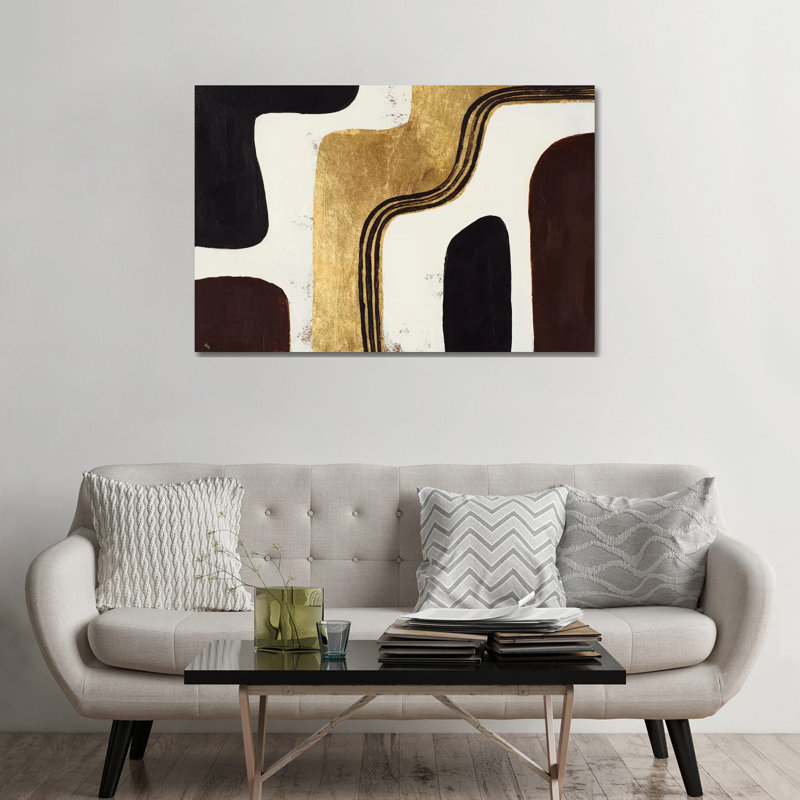 « Retro Africa » par Patricia Pinto-impression, H 48 po x l 32 po x P 1,5 po, Toile tendue, Pas de tapis