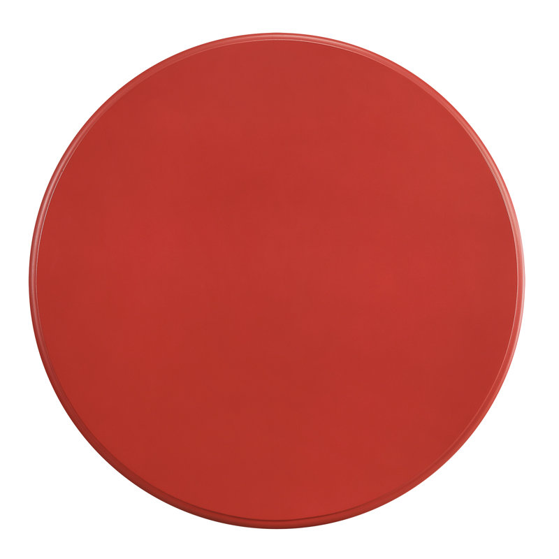 Beekman End Table with Storage, Red